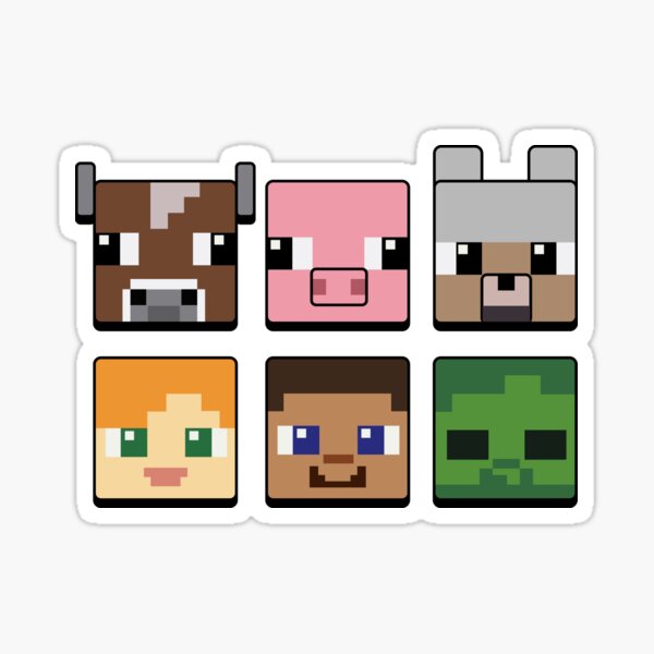 Item preview, Minecraft Cute Mobs designed and sold by Gamify Store.