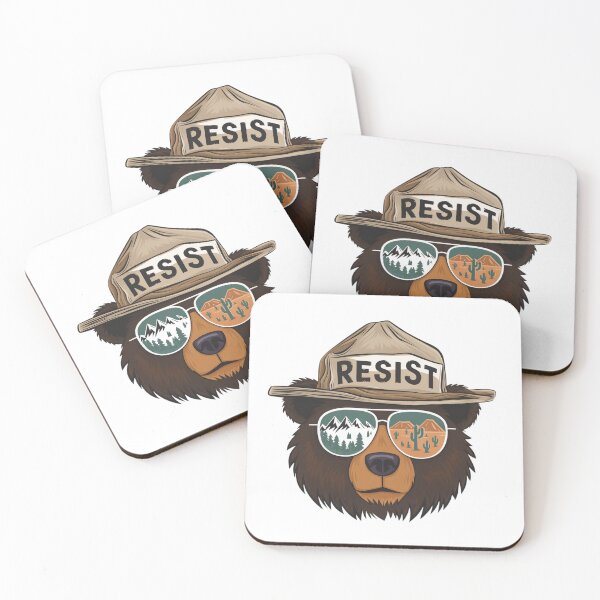 Item preview, Protect our national parks - smokey the bear Resist hands off us alt park Service designed and sold by SkeletonsDanger.