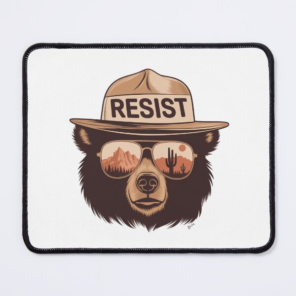 Item preview, Protect our national parks - smokey the bear Resist hands off us alt service designed and sold by SkeletonsDanger.