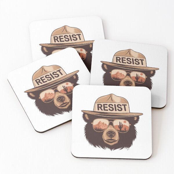 Item preview, Protect our national parks - smokey the bear Resist hands off us alt service designed and sold by SkeletonsDanger.
