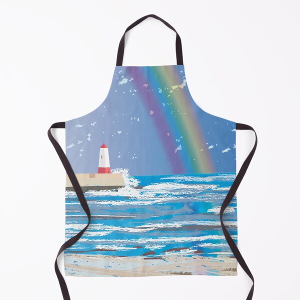 Item preview, Rainbow over Berwick Lighthouse designed and sold by LeahIngledew.