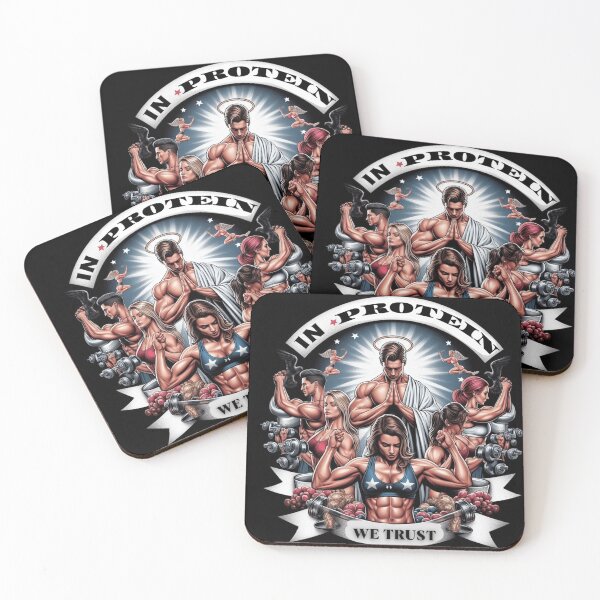 Item preview, In Protein We Trust - Bodybuilding Team version designed and sold by desAIgns by Rosa.