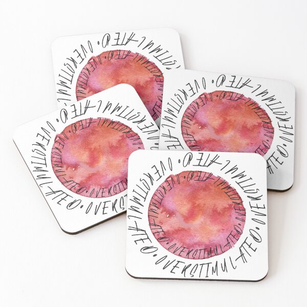 Item preview, Overstimulated Watercolor Mental Health Awareness Design designed and sold by Caroline-stuff.