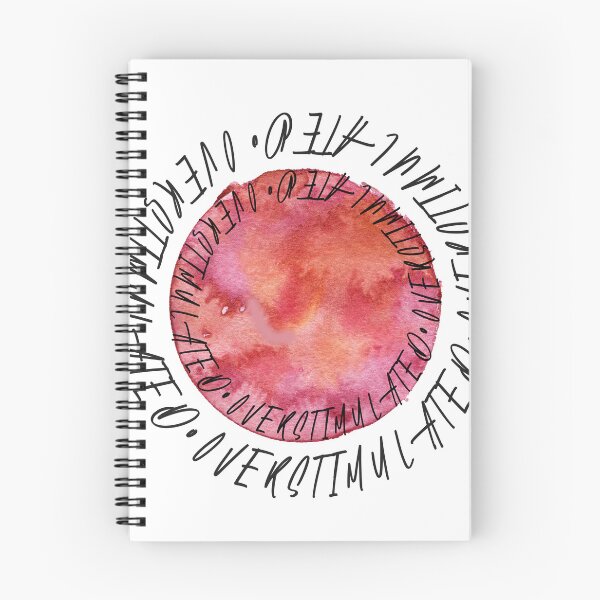 Item preview, Overstimulated Watercolor Mental Health Awareness Design designed and sold by Caroline-stuff.