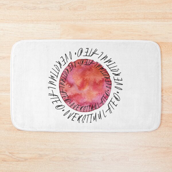 Item preview, Overstimulated Watercolor Mental Health Awareness Design designed and sold by Caroline-stuff.