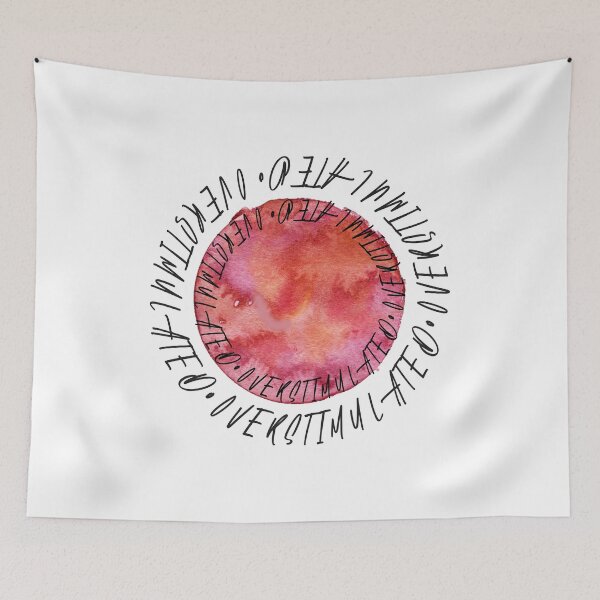 Item preview, Overstimulated Watercolor Mental Health Awareness Design designed and sold by Caroline-stuff.