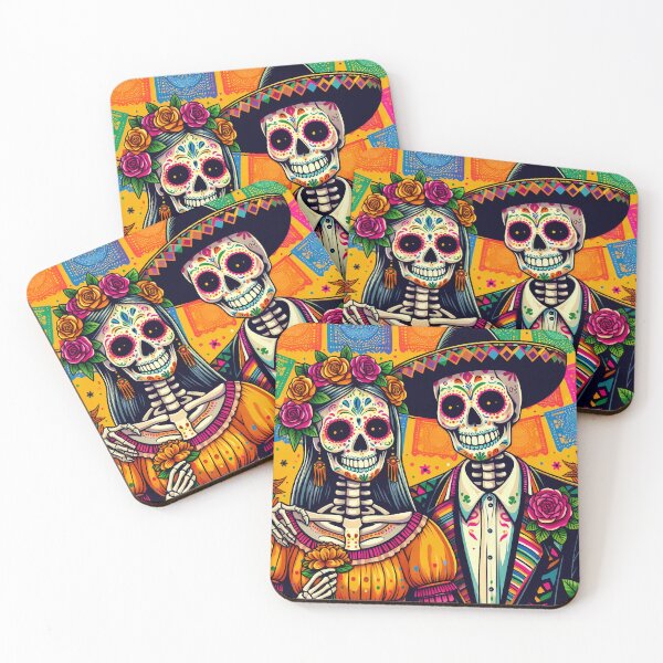 Item preview, Traditional Skeleton Family Portrait – Día de los Muertos Design designed and sold by Ojo de Lilith.
