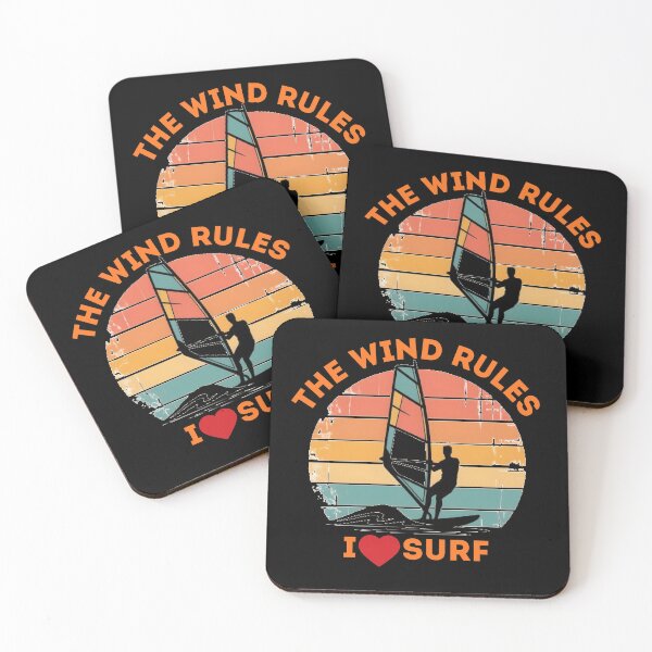 Item preview, The Wind Rules I Love Surf – Funny Gift for Surfer at Heart, Lifetime Surfer, Windsurfing Dad designed and sold by JoyMuse.