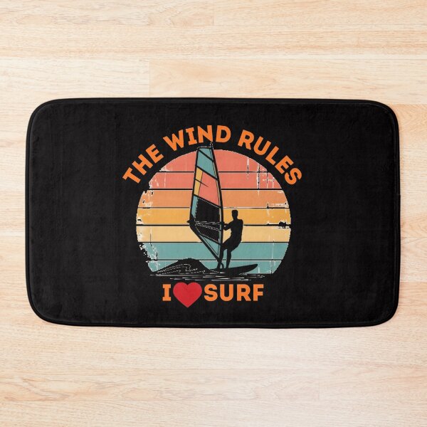 Item preview, The Wind Rules I Love Surf – Funny Gift for Surfer at Heart, Lifetime Surfer, Windsurfing Dad designed and sold by JoyMuse.