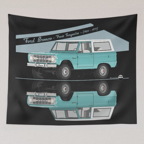 Item preview, Ford Bronco - Frost Turquoise (1965–1977) – The Original 4x4 designed and sold by Azaziel.