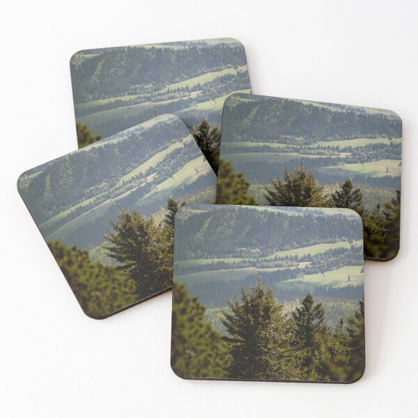 Item preview, Layers of Green – Forested Valleys in Beskid Żywiecki designed and sold by alicjamiekina.