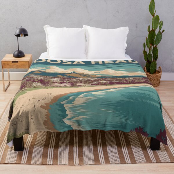Item preview, Noosa Heads: Queensland Coastal Escape – Classic Travel Poster designed and sold by LSVart.