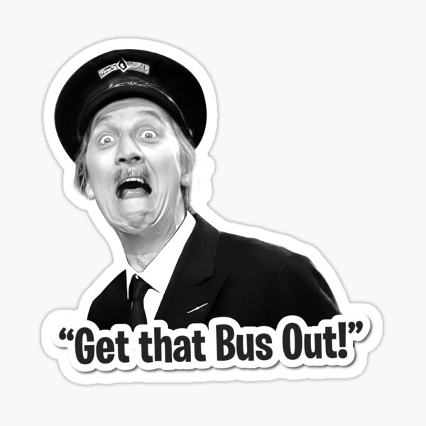 Blakey on the Buses Sticker