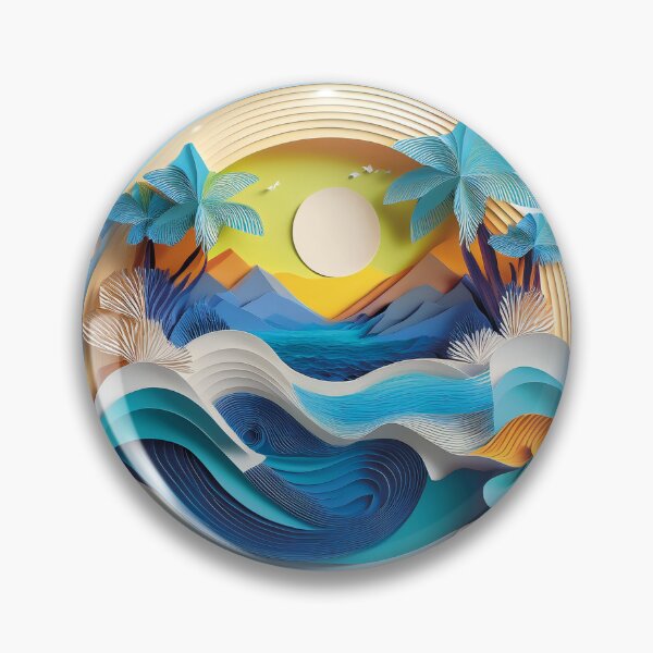 Item preview, Joyful Papercut Seascape designed and sold by Becky-Poppins.