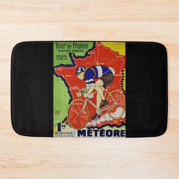 Item preview, Vintage 1925 Tour de France Cycling Poster – Distressed Retro Design designed and sold by collectees1.