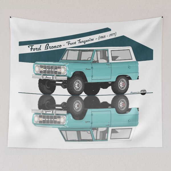 Item preview, Ford Bronco - Frost Turquoise (1965–1977) – The Original 4x4 designed and sold by Azaziel.