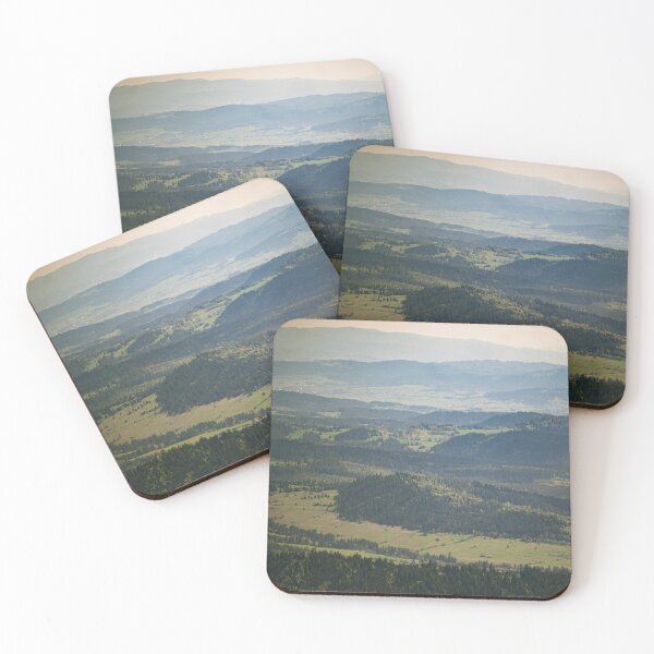 Item preview, Layers of the Land – Scenic View over Beskid Żywiecki designed and sold by alicjamiekina.