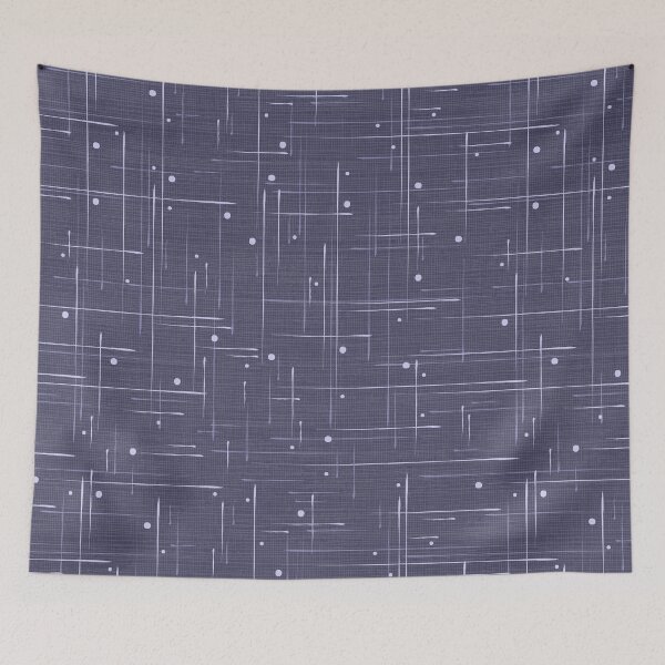 Item preview,  Retro Mid-Century Modern Geometric Lines & Dots Pattern  designed and sold by SylvieVibes.