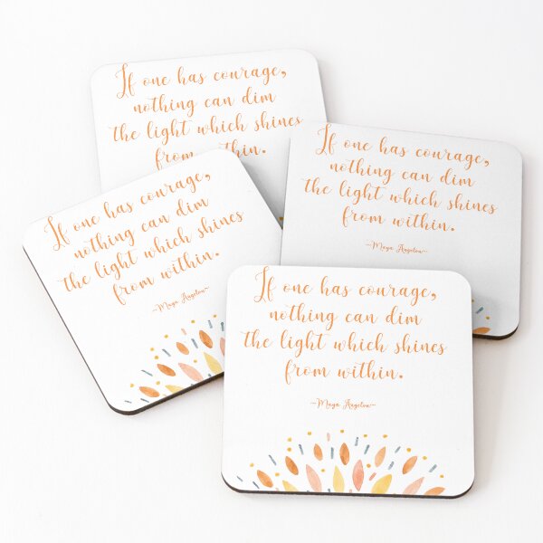 Item preview, Maya Angelou quote - courage designed and sold by MrsLanOk.