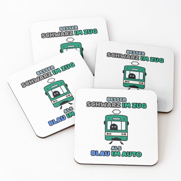 Artikelvorschau, Besser schwarz im Zug als blau im Auto entworfen und verkauft von WurmWeb.DesignShop.