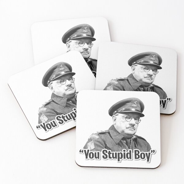 Item preview, Captain Mainwaring Stupid Boy designed and sold by Stribo.