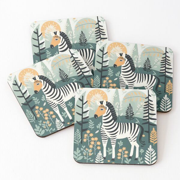 Item preview, A POETIC ZEBRA IMMERSED IN NATURE designed and sold by infinitearte.