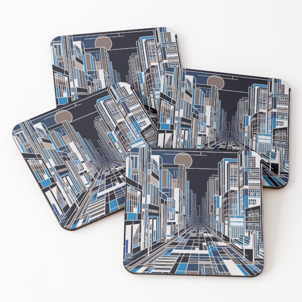 Item preview,  Abstract City 18 designed and sold by Tsveti Dinkova.