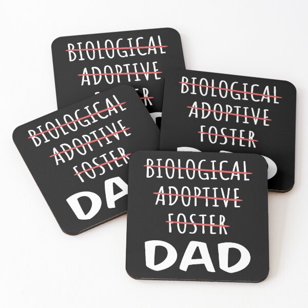 Item preview, Not Biological Adoptive Foster Just Dad I designed and sold by Lemon Pepper.