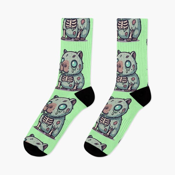 Item preview, Zombie Capybara – Cute and Creepy Undead Animal Design designed and sold by Design Delinquent.