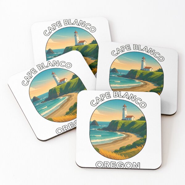 Item preview, Cape Blanco State Park Oregon Lighthouse Travel Poster designed and sold by inkNext.