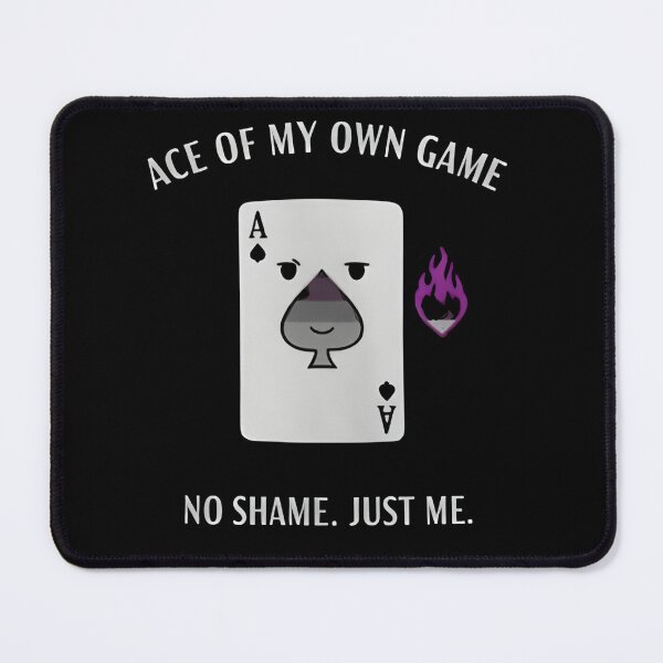 Item preview, Ace of My Own Game – Asexual Pride designed and sold by Uglyandcute.
