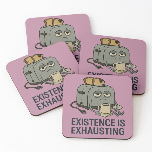 Item preview, Existence is exhausting – Toaster burnout designed and sold by domi199834.