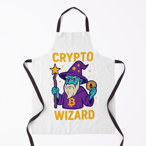Item preview, "Crypto Wizard" – Master of Blockchain Magic designed and sold by BitCrop.