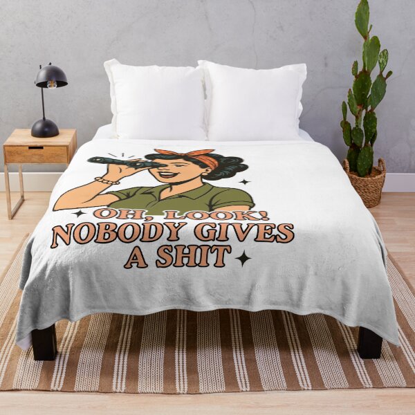 Item preview, Oh Look, Nobody Gives a Sh*t – Sarcastic Funny Quote designed and sold by artcultreone.