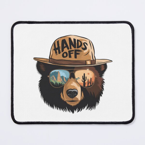 Item preview, Hands off our national parks - bear Resist us alt service save the nature protect forests designed and sold by SkeletonsDanger.