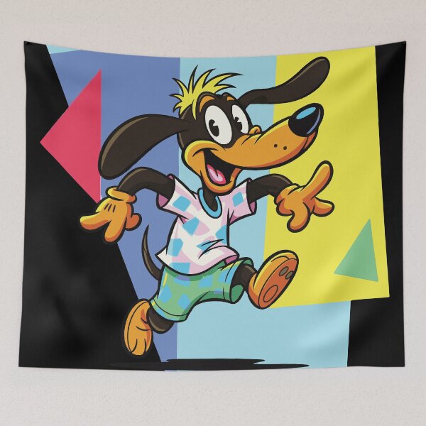 Item preview, Retro Cartoon Dachshund Dog Character designed and sold by nuteling.