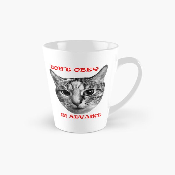 Item preview, Don't Obey In Advance designed and sold by Mildly Doomed & Reluctantly Awake.