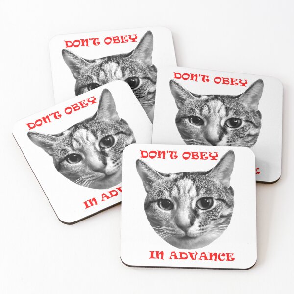 Item preview, Don't Obey In Advance designed and sold by Mildly Doomed & Reluctantly Awake.