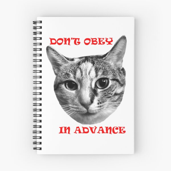 Item preview, Don't Obey In Advance designed and sold by Mildly Doomed & Reluctantly Awake.