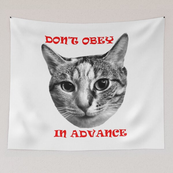 Item preview, Don't Obey In Advance designed and sold by Mildly Doomed & Reluctantly Awake.