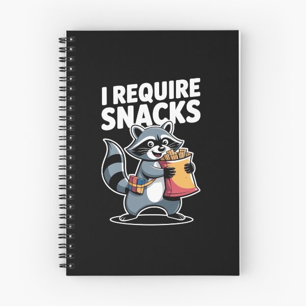 Item preview, I Require Snacks – The Ultimate Snack Bandit designed and sold by Stock4U.
