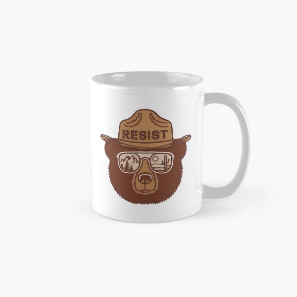 Item preview, Embroidered bear resist - hands off our national parks us alt service save the nature protect forests designed and sold by SkeletonsDanger.
