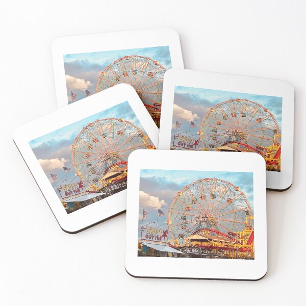 Item preview, Wonder Wheel at Day's End designed and sold by Mildly Doomed & Reluctantly Awake.