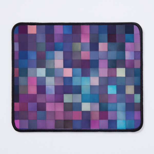 Item preview, Luminous Grid – Violet and Blue designed and sold by newnomads-art.