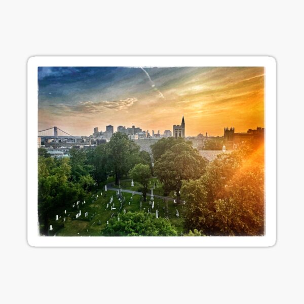 Item preview, Cemetery Sunrise designed and sold by Mildly Doomed & Reluctantly Awake.