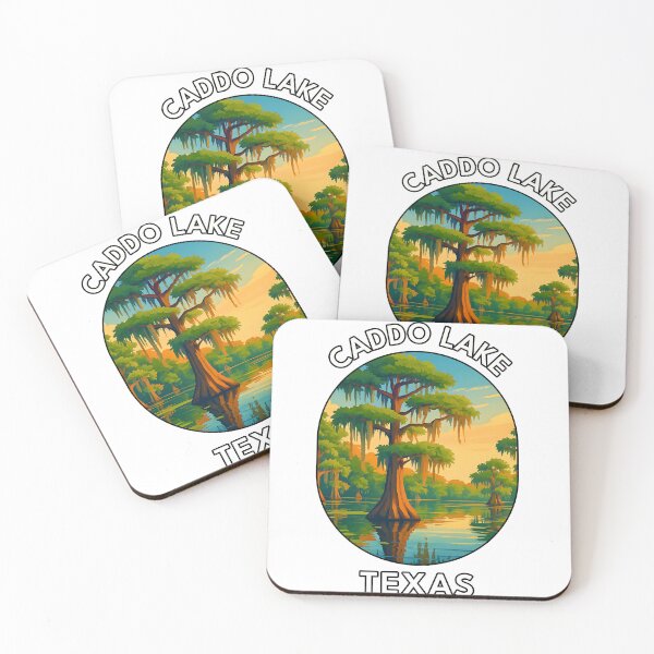 Item preview, Caddo Lake Texas Bayou – Cypress Trees & Swamp Reflections designed and sold by inkNext.