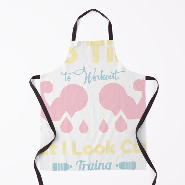 Item preview, Funny Gym Shirt for Girls – Too Tired to Workout But I Look Cute Trying designed and sold by Grxcreation.
