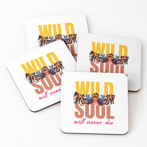Item preview, "Wild Soul Will Never Die" - Fierce Tiger Eyes & Untamable Spirit Design designed and sold by Colorful-Garden.