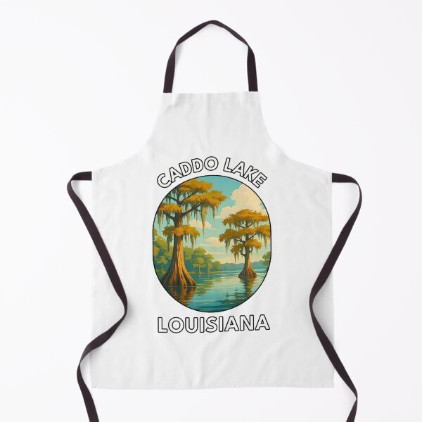 Item preview, Caddo Lake Louisiana Travel Poster – Bald Cypress Swamp Art designed and sold by inkNext.
