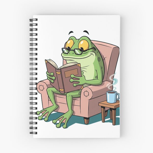 Item preview, Frog reading a book designed and sold by HopaHope.